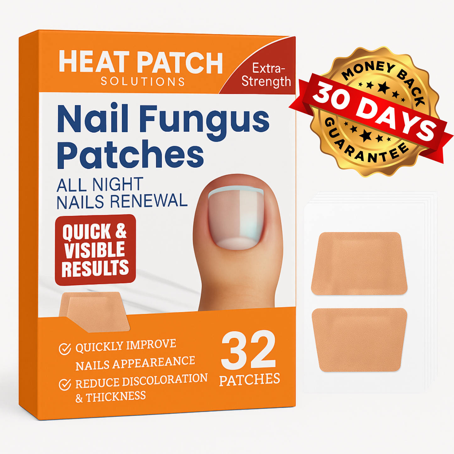 Nail Fungus Treatment Patches (32-Pack)